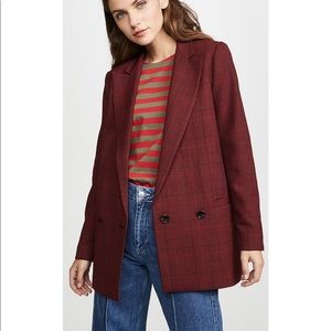 NWT Ganni Suiting Blazer in Samba